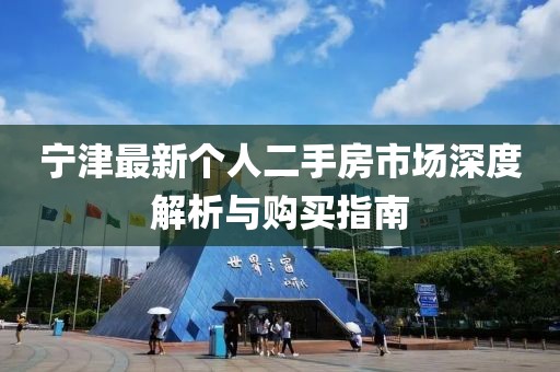 寧津最新個(gè)人二手房市場(chǎng)深度解析與購(gòu)買指南