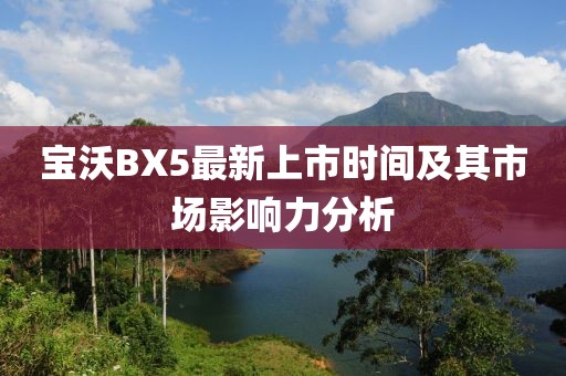 寶沃BX5最新上市時間及其市場影響力分析