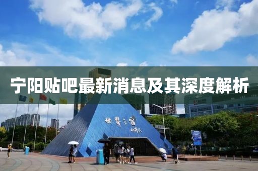 寧陽貼吧最新消息及其深度解析