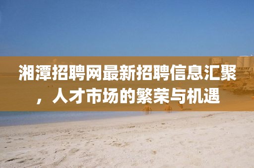 湘潭招聘網(wǎng)最新招聘信息匯聚，人才市場(chǎng)的繁榮與機(jī)遇