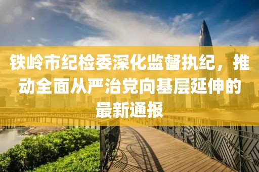 鐵嶺市紀(jì)檢委深化監(jiān)督執(zhí)紀(jì)，推動(dòng)全面從嚴(yán)治黨向基層延伸的最新通報(bào)