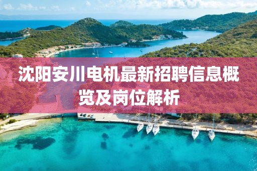 沈陽安川電機最新招聘信息概覽及崗位解析