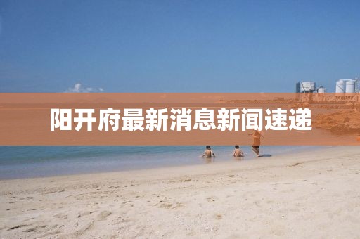 陽開府最新消息新聞速遞
