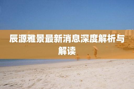 辰源雅景最新消息深度解析與解讀