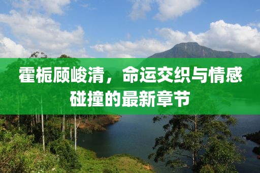 霍梔顧峻清，命運交織與情感碰撞的最新章節(jié)