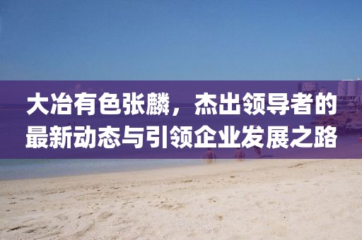 大冶有色張麟，杰出領(lǐng)導(dǎo)者的最新動(dòng)態(tài)與引領(lǐng)企業(yè)發(fā)展之路