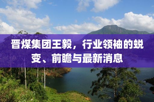 晉煤集團(tuán)王毅，行業(yè)領(lǐng)袖的蛻變、前瞻與最新消息