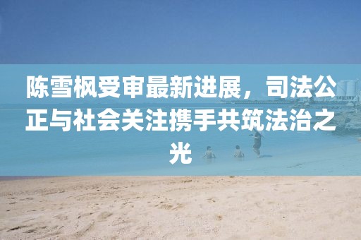 陳雪楓受審最新進(jìn)展，司法公正與社會關(guān)注攜手共筑法治之光