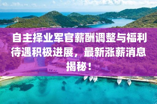 自主擇業(yè)軍官薪酬調(diào)整與福利待遇積極進展，最新漲薪消息揭秘！