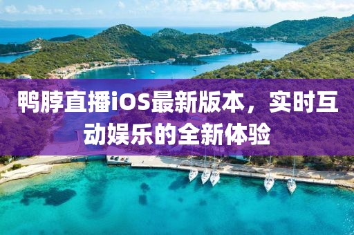 鴨脖直播iOS最新版本，實(shí)時(shí)互動(dòng)娛樂的全新體驗(yàn)