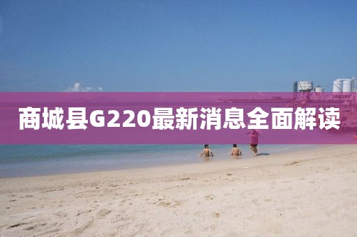 商城縣G220最新消息全面解讀