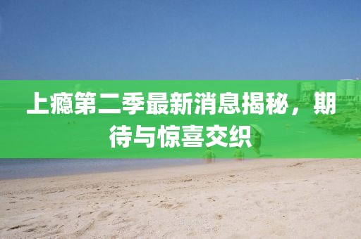 上癮第二季最新消息揭秘，期待與驚喜交織