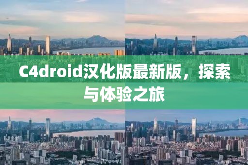 C4droid漢化版最新版，探索與體驗(yàn)之旅