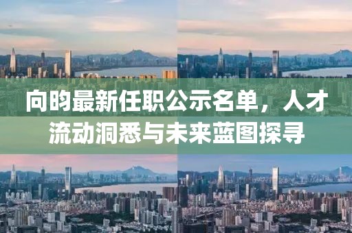 向昀最新任職公示名單，人才流動洞悉與未來藍圖探尋