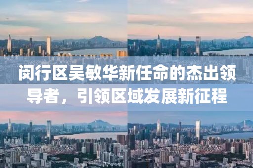 閔行區(qū)吳敏華新任命的杰出領(lǐng)導(dǎo)者，引領(lǐng)區(qū)域發(fā)展新征程