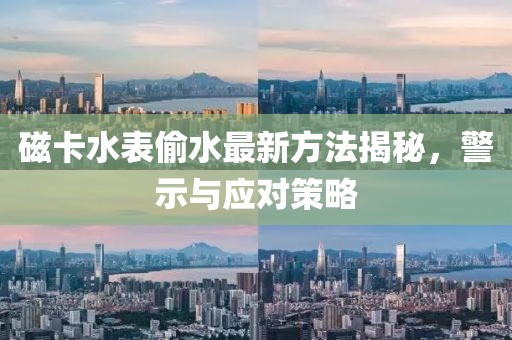 磁卡水表偷水最新方法揭秘，警示與應(yīng)對策略