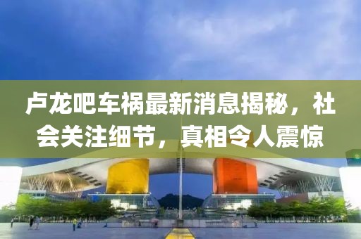 盧龍吧車禍最新消息揭秘，社會關(guān)注細節(jié)，真相令人震驚