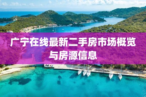 廣寧在線最新二手房市場概覽與房源信息