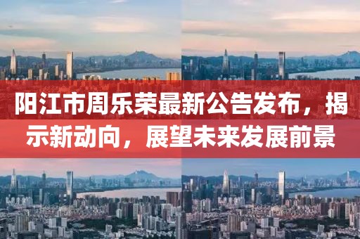 陽江市周樂榮最新公告發(fā)布，揭示新動向，展望未來發(fā)展前景