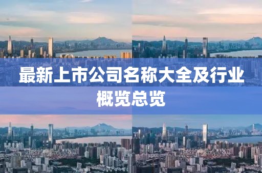 最新上市公司名稱大全及行業(yè)概覽總覽