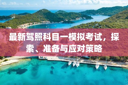 最新駕照科目一模擬考試，探索、準(zhǔn)備與應(yīng)對(duì)策略