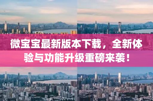 微寶寶最新版本下載，全新體驗(yàn)與功能升級重磅來襲！